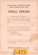 Craftsman-Craftsman Sears 103.23622, Drill Press, Operations and Parts Manual Year (1951)-103.23622-05